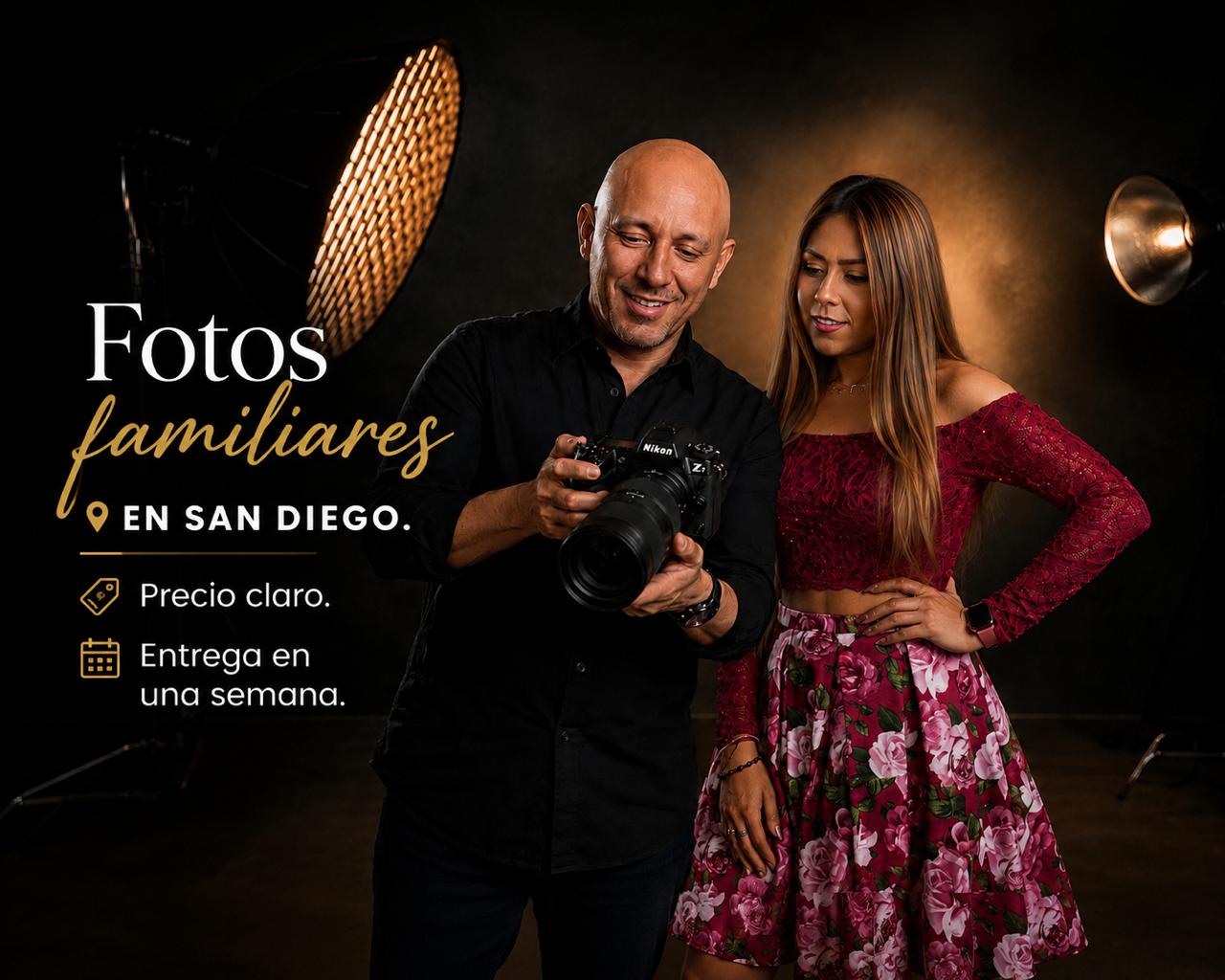 Luis Zea Photography durante una sesión fotográfica familiar